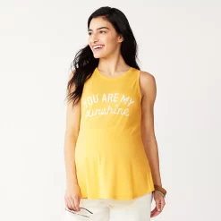 Maternity Sonoma Goods For Life® Graphic Muscle Tank -StyleUp Sales Store 5529124 You Are My Sunshine