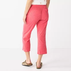 Women's Sonoma Goods For Life® Cropped Lightweight Lounge Pants -StyleUp Sales Store 5545996 ALT