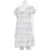 Maternity Sonoma Goods For Life® Flutter-Sleeve Tiered Dress -StyleUp Sales Store 5549577 Blue Plaid