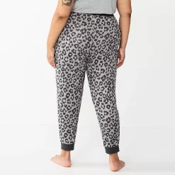 Plus Size Sonoma Goods For Life® Essential Banded Bottom Pajama Pants -StyleUp Sales Store 5553692 ALT