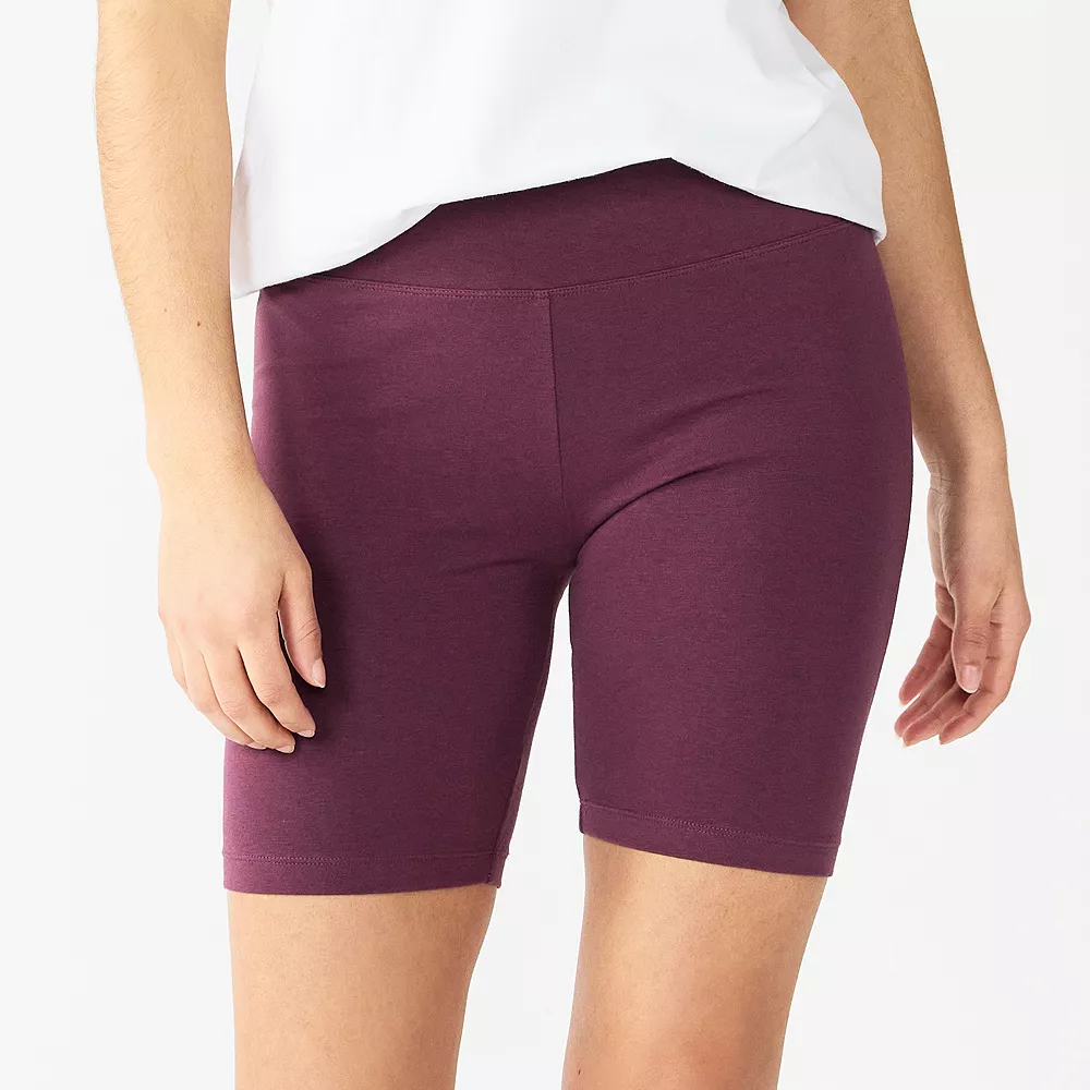 Petite Sonoma Goods For Life® High-Waisted Bike Shorts 5 Petite Sonoma Goods For Life® High-Waisted Bike Shorts - Image 3