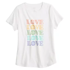 Women's Sonoma Goods For Life® Pride Graphic Tee -StyleUp Sales Store 5557701 ALT5