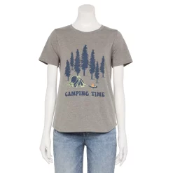 Women's Sonoma Goods For Life® Summer Graphic Tees -StyleUp Sales Store 5558324 Camping Time