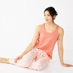 Women's Sonoma Goods For Life® Essential Banded Bottom Pajama Pants -StyleUp Sales Store 5558711 ALT2