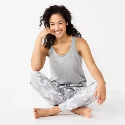 Women's Sonoma Goods For Life® Essential Banded Bottom Pajama Pants -StyleUp Sales Store 5558711 ALT4