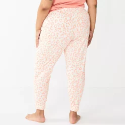 Plus Size Sonoma Goods For Life® Essential Banded Bottom Pajama Pants -StyleUp Sales Store 5558717 ALT