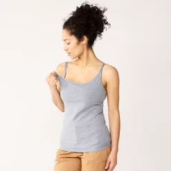 Maternity Sonoma Goods For Life® Nursing Shelf Cami -StyleUp Sales Store 5560294 Gray