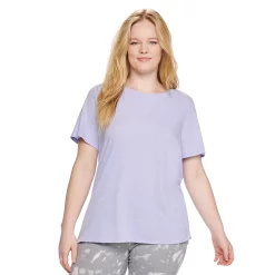 Petite Plus Size Sonoma Goods For Life® Crewneck Tee -StyleUp Sales Store 5572597 Glazed Berry