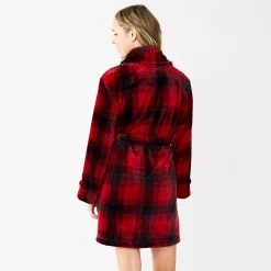 Women's Sonoma Goods For Life® Short Plush Robe -StyleUp Sales Store 5574694 ALT
