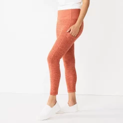 Women's Sonoma Goods For Life® Weekender High-Waisted 7/8 Leggings -StyleUp Sales Store 5576868 Mauve Texture