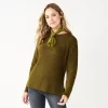 Women's Sonoma Goods For Life® Textured Raglan Sweater 1 Women's Sonoma Goods For Life® Textured Raglan Sweater -StyleUp Sales Store 5579791 Olive