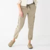 Women's Sonoma Goods For Life® Mid Rise Pull On Jogger Pants 1 Women's Sonoma Goods For Life® Mid Rise Pull On Jogger Pants -StyleUp Sales Store 5582193 Khaki