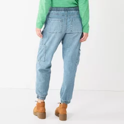 Women's Sonoma Goods For Life® Mid-Rise Denim Jogger Pants 8 Women's Sonoma Goods For Life® Mid-Rise Denim Jogger Pants -StyleUp Sales Store 5582204 ALT