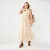 Maternity Sonoma Goods For Life® Knot Shoulder Maxi Dress -StyleUp Sales Store 5584275 Ditsy Gingham