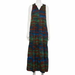 Women's Sonoma Goods For Life® Tiered Maxi Dress 11 Women's Sonoma Goods For Life® Tiered Maxi Dress -StyleUp Sales Store 5584784 Brown Animal Print