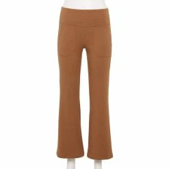 Women's Sonoma Goods For Life® High-Waisted Flare Leggings 13 Women's Sonoma Goods For Life® High-Waisted Flare Leggings -StyleUp Sales Store 5587326 Brown