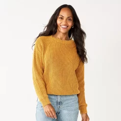 Petite Sonoma Goods For Life® Drop Shoulder Pullover Sweater 15 Petite Sonoma Goods For Life® Drop Shoulder Pullover Sweater -StyleUp Sales Store 5587850 Gold