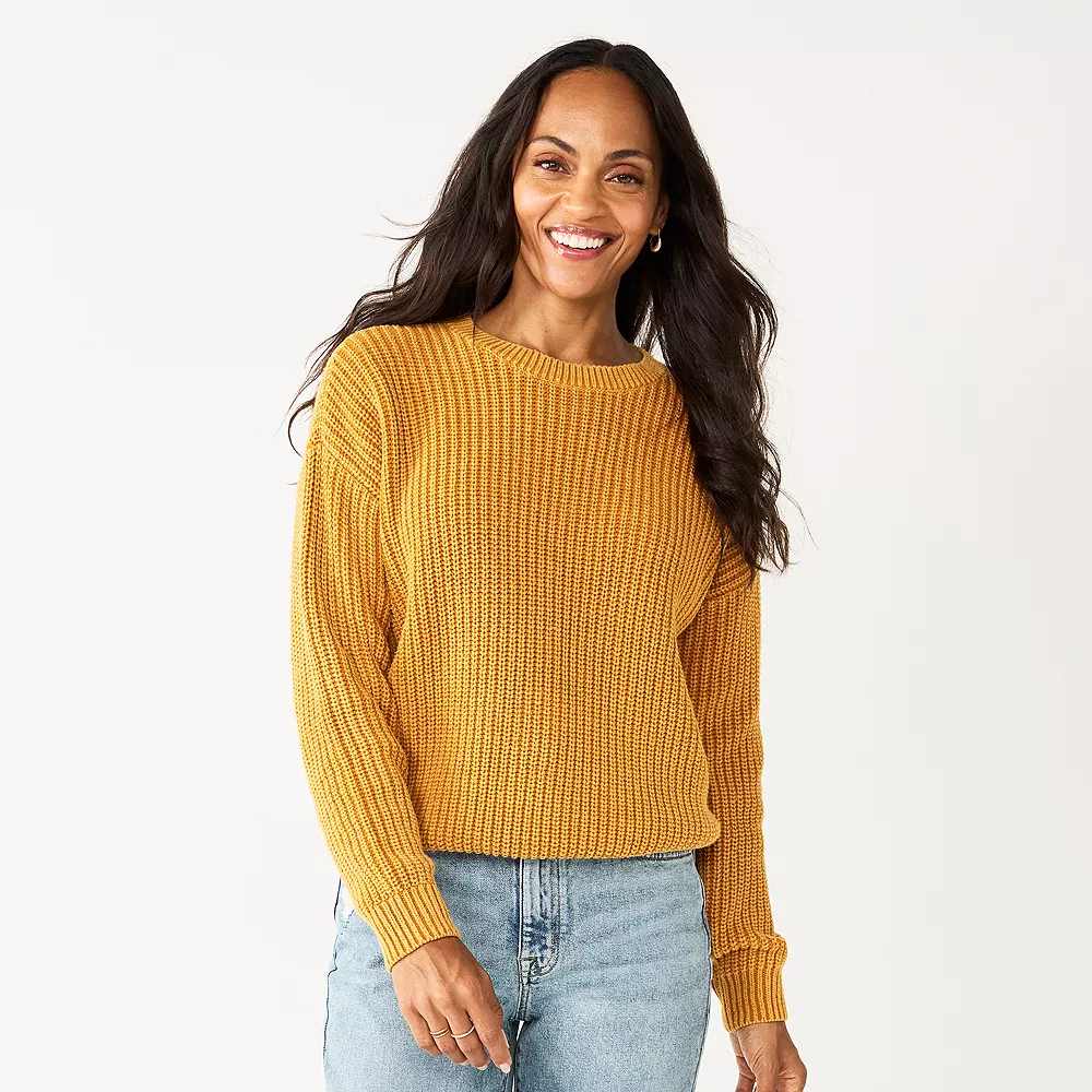 Petite Sonoma Goods For Life® Drop Shoulder Pullover Sweater 9 Petite Sonoma Goods For Life® Drop Shoulder Pullover Sweater - Image 7