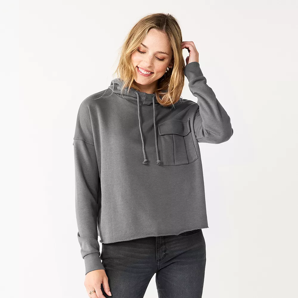 Women's Sonoma Goods For Life® Cozy Relaxed Hoodie 4 Women's Sonoma Goods For Life® Cozy Relaxed Hoodie - Image 2