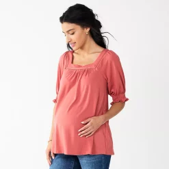 Maternity Sonoma Goods For Life® Relaxed Back-Tie Top 8 Maternity Sonoma Goods For Life® Relaxed Back-Tie Top -StyleUp Sales Store 5590443 Mauve