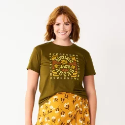 Women's Sonoma Goods For Life® Relaxed Graphic Tee -StyleUp Sales Store 5596692 Autumn Days Ahead