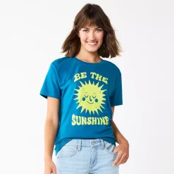 Women's Sonoma Goods For Life® Relaxed Graphic Tee -StyleUp Sales Store 5596692 Be The Sunshine
