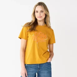 Women's Sonoma Goods For Life® Relaxed Graphic Tee -StyleUp Sales Store 5596692 Gold Valley Coffee