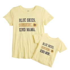 Maternity Sonoma Goods For Life® Mommy & Me Graphic Tee Set -StyleUp Sales Store 5599953 Sunshine