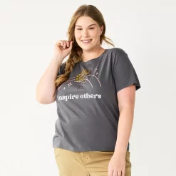 Plus Size Sonoma Goods For Life® Relaxed Graphic Tee -StyleUp Sales Store 5611932 Inspire Others