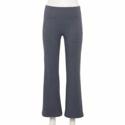 Petite Sonoma Goods For Life® Pocket Flare High-Waisted Leggings -StyleUp Sales Store 5612089 Violet