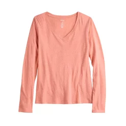 Women's Sonoma Goods For Life® Everyday Crewneck Long Sleeve Tee 67 Women's Sonoma Goods For Life® Everyday Crewneck Long Sleeve Tee -StyleUp Sales Store 5625802 ALT5