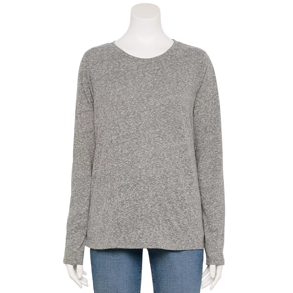 Women's Sonoma Goods For Life® Everyday Crewneck Long Sleeve Tee 22 Women's Sonoma Goods For Life® Everyday Crewneck Long Sleeve Tee - Image 20