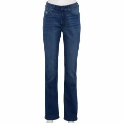 Women's Sonoma Goods For Life® Curvy High-Waisted Bootcut Jeans -StyleUp Sales Store 5627740 Summit