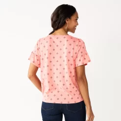 Women's Sonoma Goods For Life® Ruffled Babydoll Top -StyleUp Sales Store 5665750 ALT