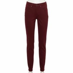 Women's Sonoma Goods For Life® Curvy High-Waisted Skinny Jeans 15 Women's Sonoma Goods For Life® Curvy High-Waisted Skinny Jeans -StyleUp Sales Store 5670980 Aged Wine
