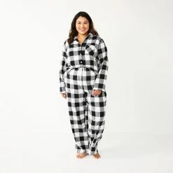 Plus Size Sonoma Goods For Life® Flannel Pajama Shirt & Pajama Pants Sleep Set -StyleUp Sales Store 5677717 ALT2