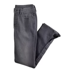 Women's Sonoma Goods For Life® Adaptive & Easy Dressing Mid-Rise Straight Leg Jean -StyleUp Sales Store 5678470 Light Grey