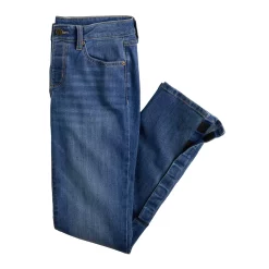 Women's Sonoma Goods For Life® Adaptive & Easy Dressing Mid-Rise Straight Leg Jean -StyleUp Sales Store 5678470 Medium