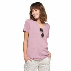 Women's Tall Sonoma Goods For Life® Everyday V-Neck Tee -StyleUp Sales Store 5686285 Dusty Purple