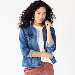 Women's Tall Sonoma Goods For Life® Essential Crewneck Tee -StyleUp Sales Store 5686288 Multi Color Sun