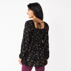 Maternity Sonoma Goods For Life® Smocked Bodice Empire Top 13 Maternity Sonoma Goods For Life® Smocked Bodice Empire Top -StyleUp Sales Store 5686595 ALT