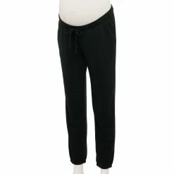 Maternity Sonoma Goods For Life® Under-the-Belly Jogger Sweatpants -StyleUp Sales Store 5690904 Black