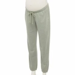 Maternity Sonoma Goods For Life® Under-the-Belly Jogger Sweatpants -StyleUp Sales Store 5690904 Green