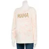 Maternity Sonoma Goods For Life® Drop Shoulder Fleece Graphic Sweatshirt -StyleUp Sales Store 5693441 Mama Tie Dye