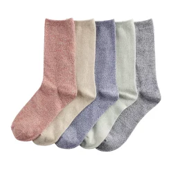 Sonoma Goods For Life® 5 Pack Marl Crew Socks -StyleUp Sales Store 5743826 ALT