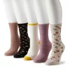 Sonoma Goods For Life® 5 Pack Floral Crew Socks -StyleUp Sales Store 5743834