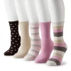 Sonoma Goods For Life® 5 Pack Stripes Crew Socks -StyleUp Sales Store 5743836