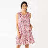Women's Sonoma Goods For Life® Tiered Sleeveless Dress 2 Women's Sonoma Goods For Life® Tiered Sleeveless Dress -StyleUp Sales Store 5748599 Pink Floral