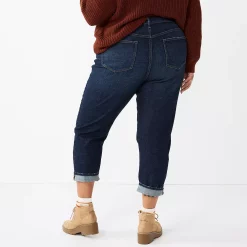 Plus Size Sonoma Goods For Life® Premium High-Waisted Boyfriend Jeans 9 Plus Size Sonoma Goods For Life® Premium High-Waisted Boyfriend Jeans -StyleUp Sales Store 5780060 ALT