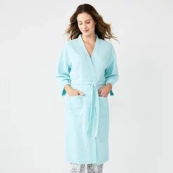 Women's Sonoma Goods For Life® Cloud Knit 3/4 Sleeve Robe